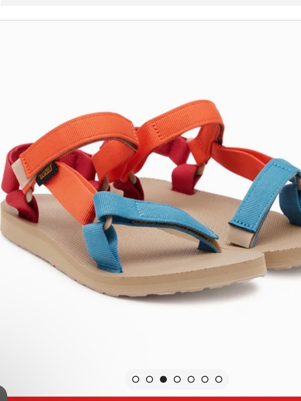 Teva Multicolor Sport Sandals - Blue & Orange! New in box 8